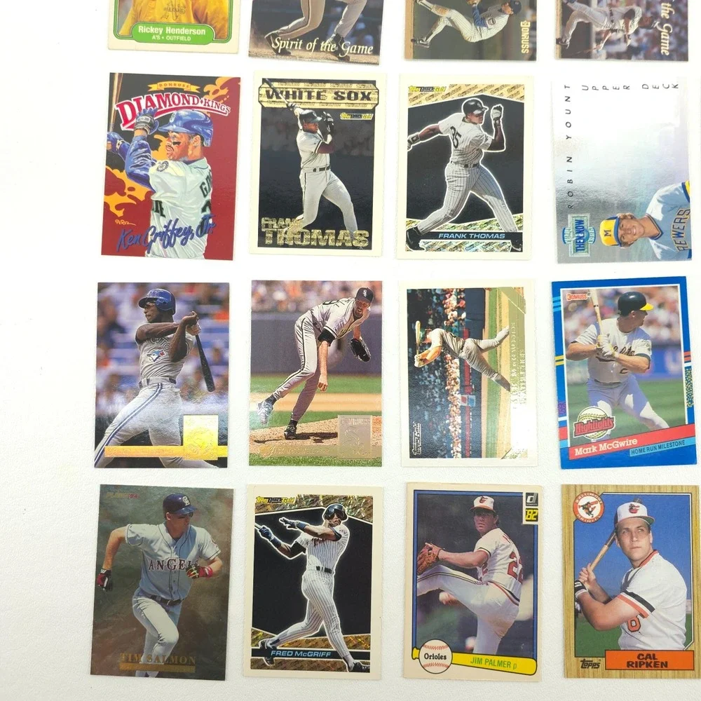 25 Card Baseball Star Lot Several Year Span All Pictured Yount Rose Thomas Ryan